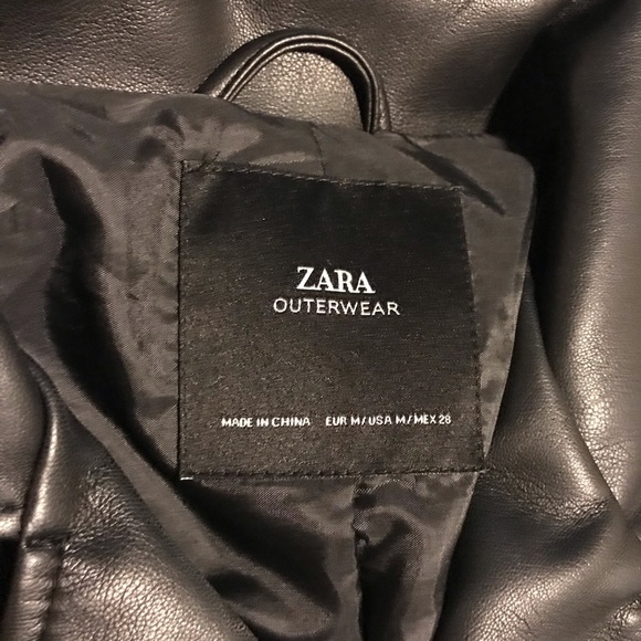 ZARA Leather Jacket - Picture 2 of 5